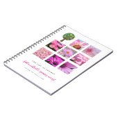 Journalパーソナライズされた ADD PHOTOSと文字 ノートブック (左側)