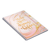 Journal – ドットグリッド懸命カバーノートブック、プレミアム ノートブック (右側)