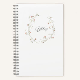 Journal パーソナライズされた – 水フェミニン色 ノートブック