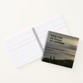 Journal – 神と共に全てのことが可能 ノートブック (内部)