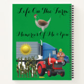 Journal By James Michael Miller ノートブック (裏面)