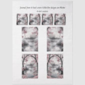 Journal Covers Mount Fuji Cherry Blossom Coasters  薄葉紙 (正面)