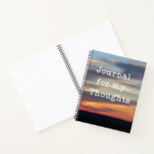 Journal For My Thoughts Sunset ノートブック (内部)