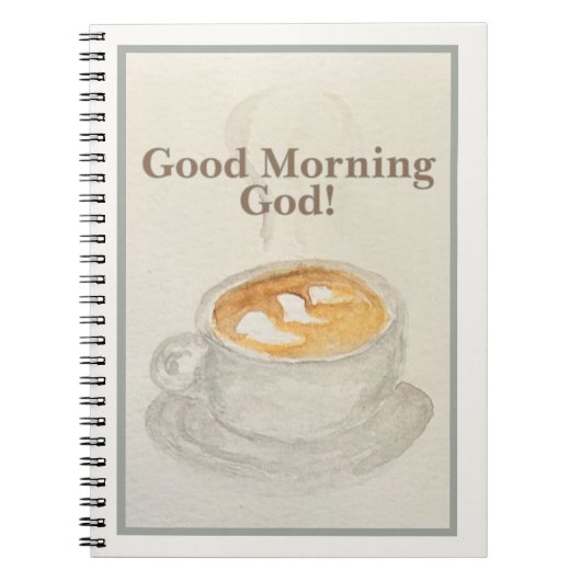 Journal: Good Morning God — Morning Offering  ノートブック (正面)