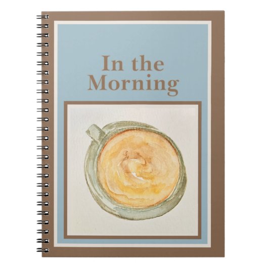Journal: In the Morning — Psalm 5:3-4 ノートブック (正面)