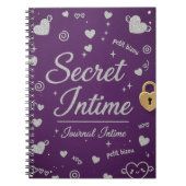 journal intime  ノートブック (正面)