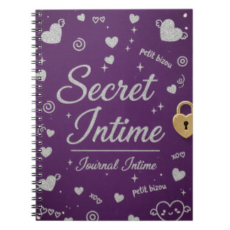 journal intime ノートブック