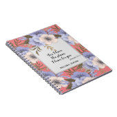 Journal Notebook、パステル花模様 ノートブック (右側)