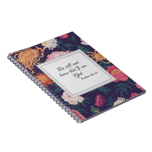 Journal Notebook, Be still and and Know I am God ノートブック (右側)