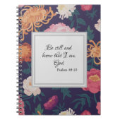 Journal Notebook, Be still and and Know I am God ノートブック (正面)