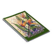 Journal/Notebook- Birds of Paradise "Musings" ノートブック (右側)