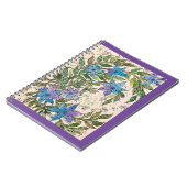 Journal/Notebook- Blue Star Flower ノートブック (左側)
