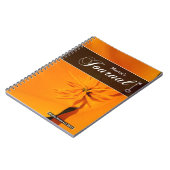 Journal Notebook - California Poppy ノートブック (左側)