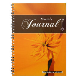 Journal Notebook - California Poppy ノートブック