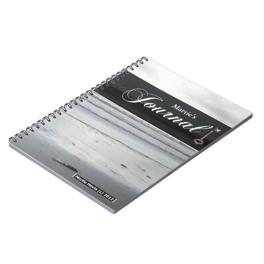 Journal Notebook - Silverビーチ ノートブック (左側)