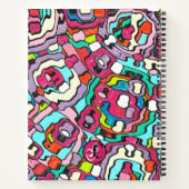 Journal with Motivational Quote Abstract Painting ノートブック (裏面)