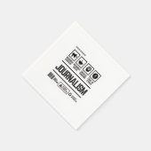 journalism スタンダードカクテルナプキン (角)