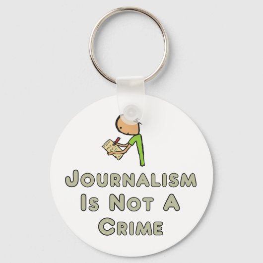 Journalism Is Not A Crime キーホルダー (正面)