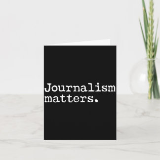 Journalism Matters Support Fee Press Freedom of カード