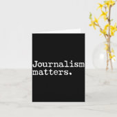 Journalism Matters Support Fee Press Freedom of カード (黄色い花)