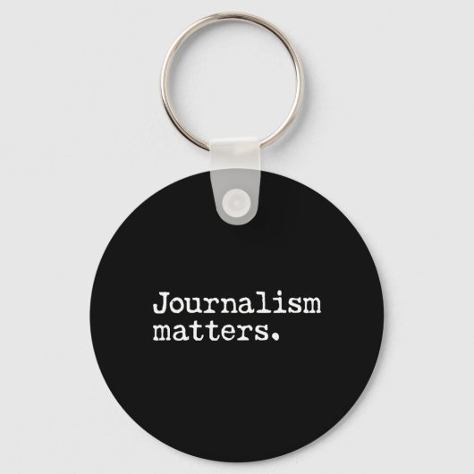 Journalism Matters Support Fee Press Freedom of キーホルダー (正面)