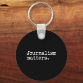 Journalism Matters Support Fee Press Freedom of キーホルダー (正面)