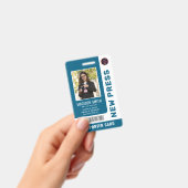 Journalist Press Pass Photo ID バッジ (手持ち)