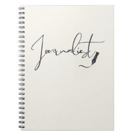 Journalist Script Notebook – Minimalist Writer Pen ノートブック