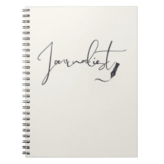 Journalist Script Notebook – Minimalist Writer Pen ノートブック