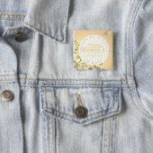 Journée de la Femme Badge carré 缶バッジ (インサイチュ)