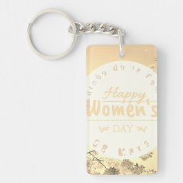 Journée de la Femme Porte-clé acrylique rectangle キーホルダー