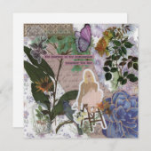 Journeyは宛先フラットグリーティングカード (正面/裏面)