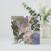 Journeyは宛先フラットグリーティングカード (スタンド正面)