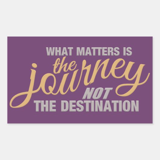 JOURNEYカスタムステッカー 長方形シール (正面)