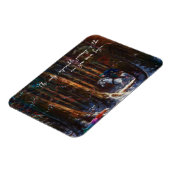 Journey -ファンタジー林の山景色アート マグネット (左側)