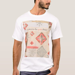 Journey and Warm Light – メンズ ベーシック ビンテージ アートTシャツ Tシャツ