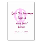 journey beginningブライダルシャワーadd name pin テーブルナンバー (裏面)