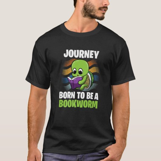 Journey - Born To Be A Bookworm - Personalized Tシャツ (正面)