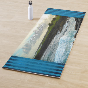 「Journey is the Destination」ハワイビーチ写真 ヨガマット