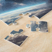 Journey of Angels Star Beings Through Cosmic Veil ジグソーパズル (側面)