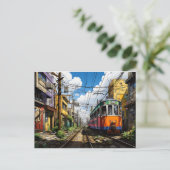 Journey of Steel：魅惑的な列車インスパイア ポストカード (スタンド正面)