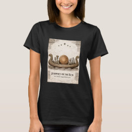 Journey of the Sun | Solar Barque | Ancient Africa Tシャツ