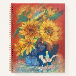 Journey of Whimsy: Sunflower & Rainbow  ノートブック
