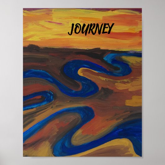JOURNEY POSTER BY ARTIST PAULA REILLY. ポスター (正面)