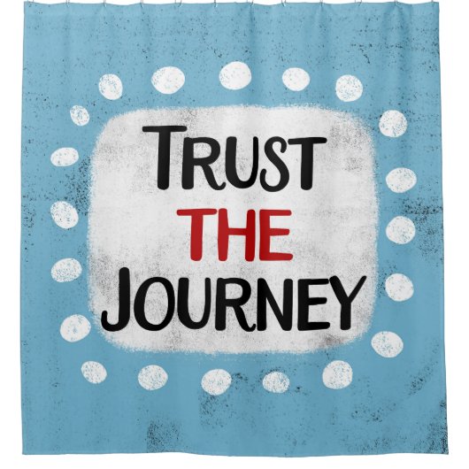 Journey Shower Curtainを信頼 シャワーカーテン (正面)