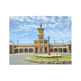 Journey through Time at Albury Station メタルプリント