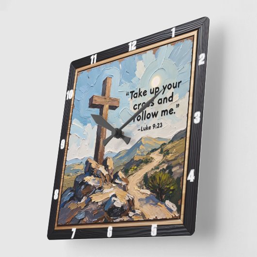 Journey's Call: Follow The Path スクエア壁時計 (傾斜)