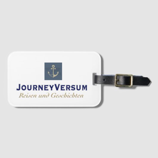 JourneyVersum Logo - Gepäckanhänger ラゲッジタグ (正面横)