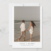 JOURNI Floridaマップビーチ先日付の保存 招待状 (裏面)