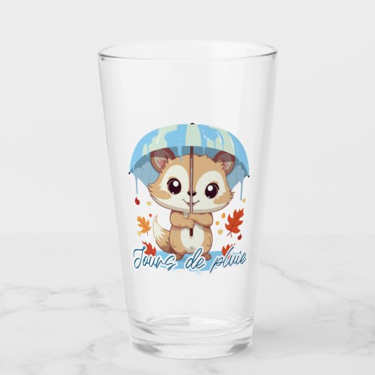Jours de pluie enfin タンブラーグラス (正面)